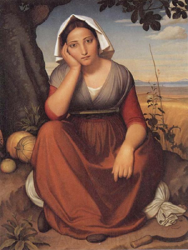 Friedrich overbeck Vittoria Caldoni Norge oil painting art